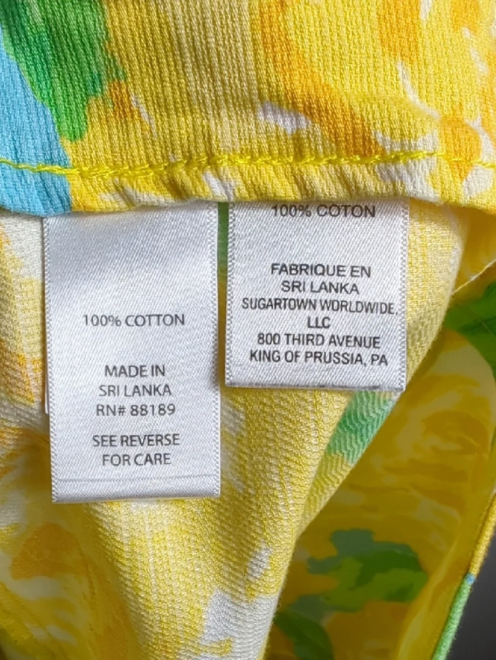Lilly‎ Pulitzer Deenie Shorts First Impression Sunglow Yellow Floral Size 0 Zero